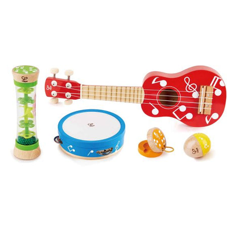Hape Mini Band Instrument Wooden Set 5pcs