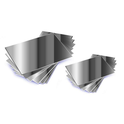 PLASTIC MIRRORS 150X100MM PK10