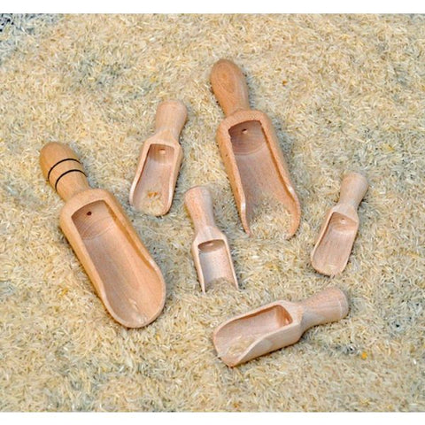 WOODEN SCOOPS (6PK)
