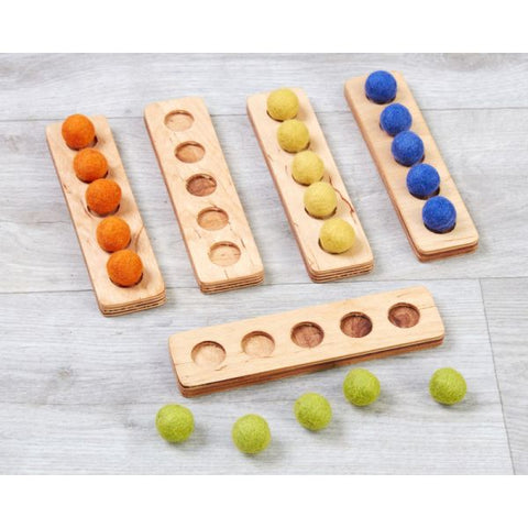 Felt Ball Five Frames (5Pk)