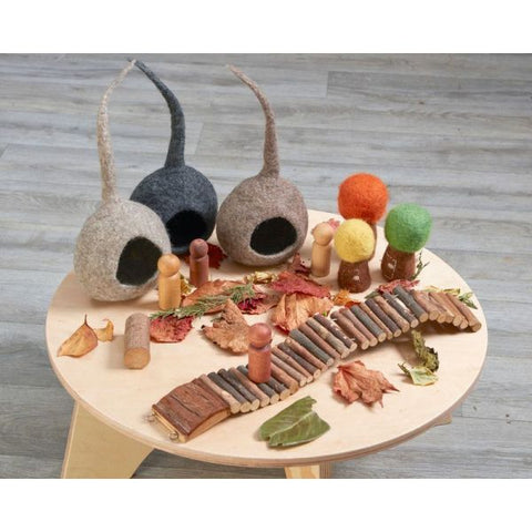 Fairy Tale Felt Houses Trio