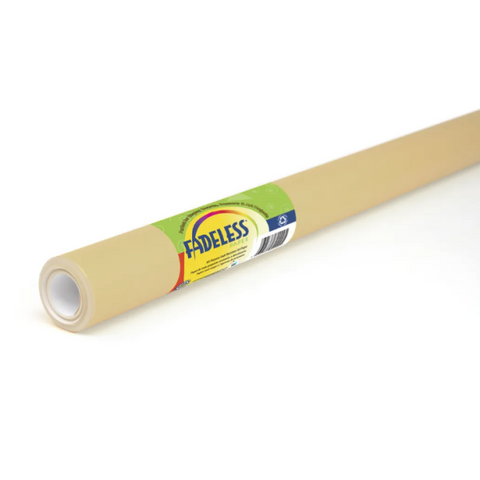 FADELESS COLOURS DISPLAY PAPER ROLL 1218MMX15M TAN