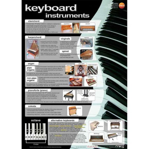 Keyboard instruments - A1 educational poster-(EHH-GNS-27)