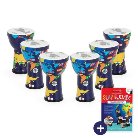 Slap Djembe - World pre-tuned 6pack