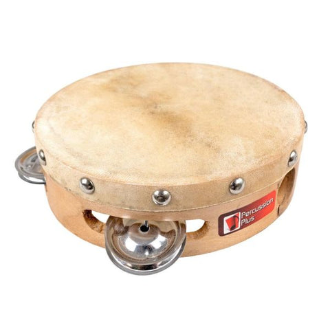 Budget Tambourine - 6'' Wood Shell