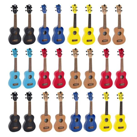Ukuleles Mixed Colours