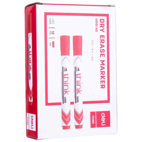 Dry Erase Marker - THINK Bullet Tip Red Bullet tip 2.0mm