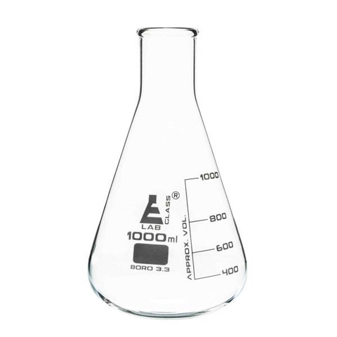 Flask Conical 1000ml, narrow neck, borosilicate glass-EIS-CH0424H