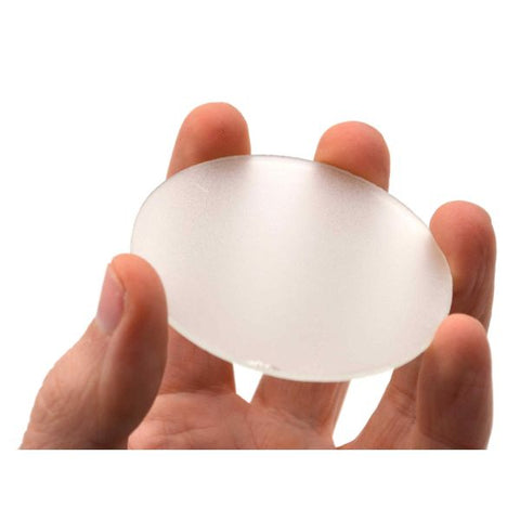 Gas Jar Cover 6.5cm, circular sheet glass-EIS-CH0496B