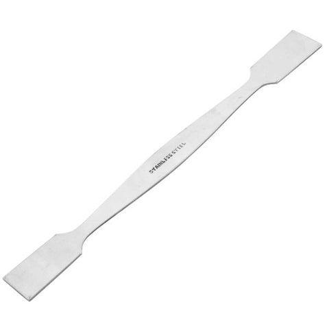 Spatula Stainless steel 20cm., Double ended, flat blades-EIS-CH0634C