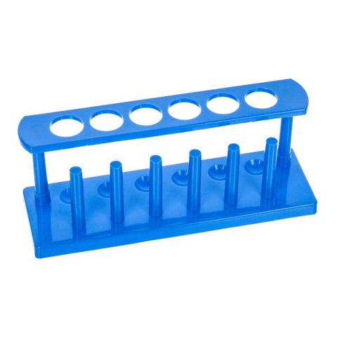 Test Tube Stand, Polypropylene, 25mm dia. holes for 6 tubes-EIS-CH0694B