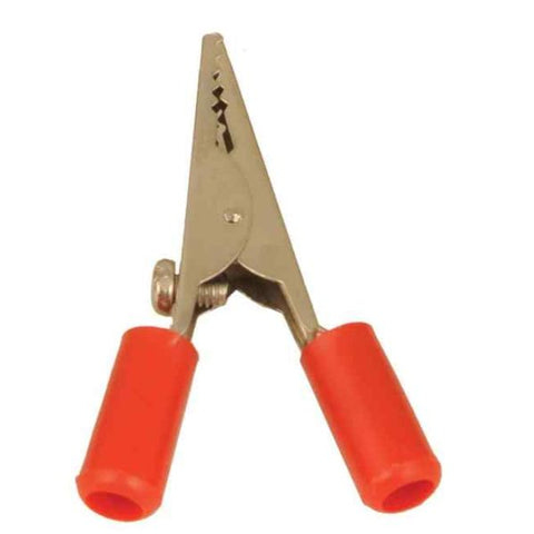 Crocodile Clips - Standard, Red colour