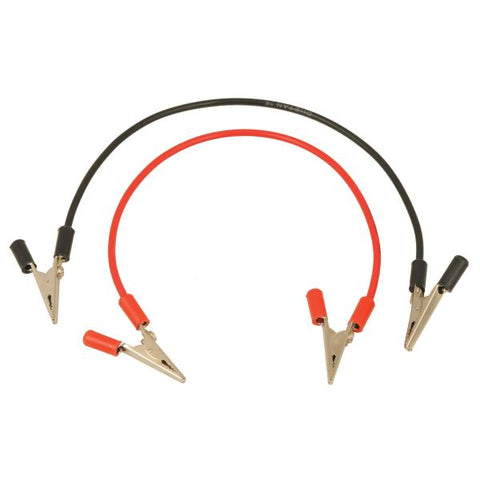 Connecting Leads Red - 500mm - Crocodile Clips At Both Ends-EIS-PH1053D