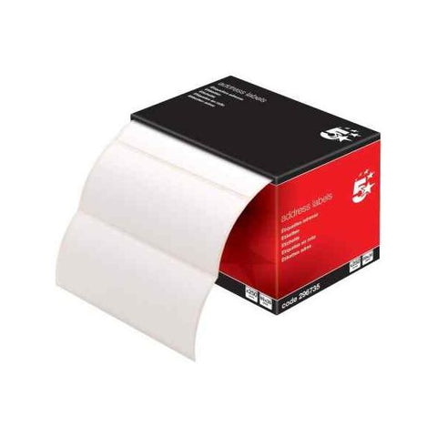 Blank White Labels 89 x 36mm-(ELS-SEL2014)