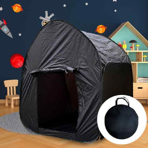 Black Pop up Tent (Playlearn Branded) 105x100x116cm