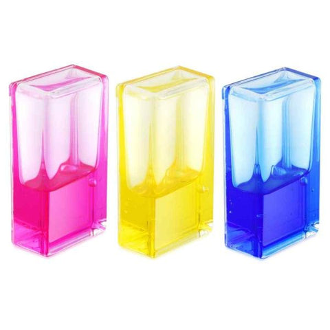 Fidget Ooze Tubes - A  (3x Rectangle) Purple, Yellow, Pink