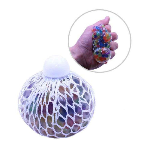 Squish Mesh Stress ball with mini Jelly balls inside