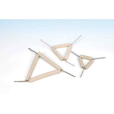 Clay Pipe Triangle  - 60mm    (Pk10)