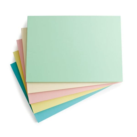 Assorted Pastel Colours Card A4 160gsm - 250 Pack